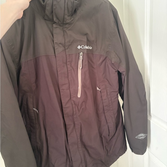Columbia Other - Men’s Columbia Dark Brown Black Outdoor Jacket M